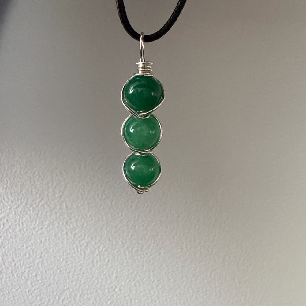 Gemstones Adventurine Pendant Necklace